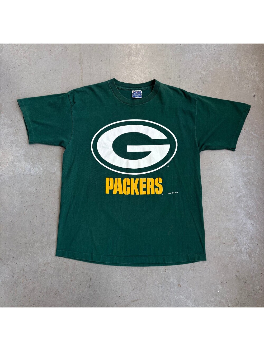 Vintage 90s NFL Greenbay Packers Graphic T-Shirt Extra Large Green